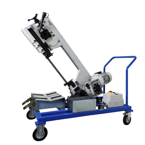 Schneidemaschine mit gezackter Klinge - TF IH10 - OP Srl - für Metall / für Gummi / für Schläuche