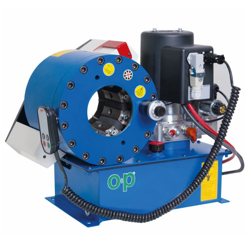 Schlauchpresse - TUBOMATIC H83/E 12V - OP Srl - für Hydraulikschläuche / automatisch / hydraulisch