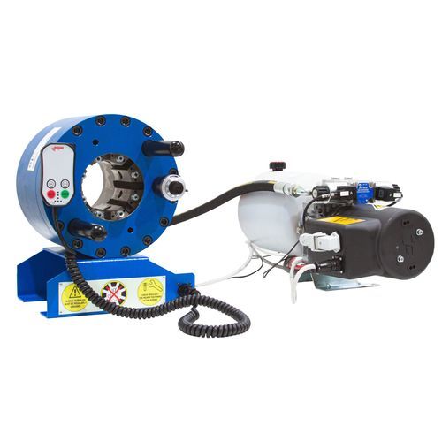 Hydraulikschlauchpresse - TUBOMATIC H83/E LIGHT - OP Srl - hydraulisch / elektrohydraulisch / kompakt