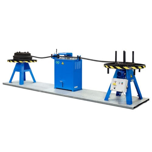 Schneidanlage mit Ausstecher - V159 ES - OP Srl - für Gummi / für Schläuche / für Industrieanwendungen