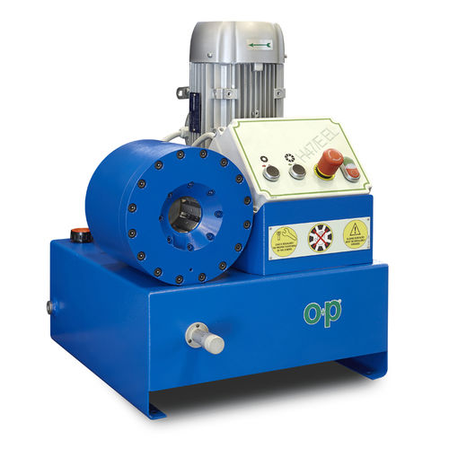Schlauchpresse - TUBOMATIC H47/E EL - OP Srl - für Hydraulikschläuche / automatisch