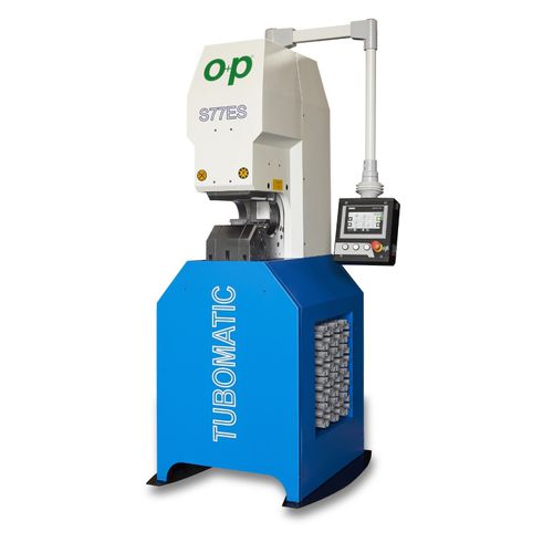 Schlauchpresse - TUBOMATIC S77 ES - OP Srl - automatisch / hydraulisch / PLC-gesteuert