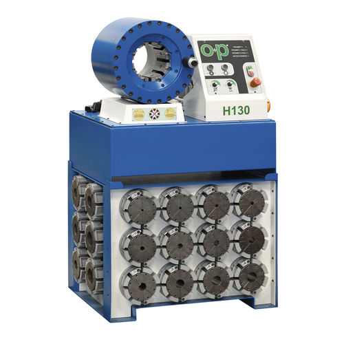 Schlauchpresse - TUBOMATIC H130 EL - OP Srl - für Hydraulikschläuche / automatisch / elektromechanisch