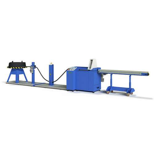 Schneidemaschine für Gummi - TUBOCUT 5 - OP Srl - für Schläuche / PLC-gesteuert / automatisch
