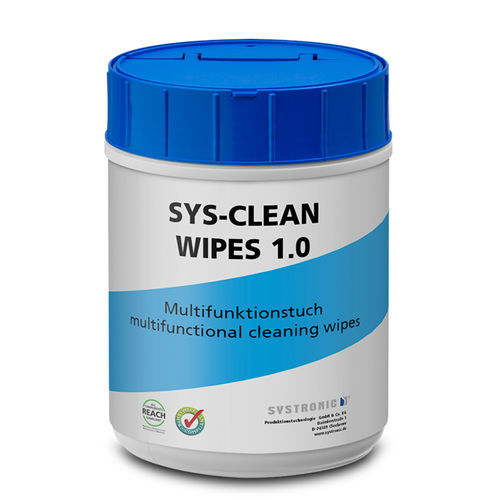 Feuchtes Reinigungstuch - SYS-CLEAN© WIPES1.0 - SYSTRONIC Produktionstechnologie GmbH & Co. KG