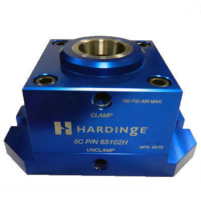 Pneumatisches Spannzangenfutter - 65102H - Hardinge Workholding - mit Niederzugeffekt / flanschmontiert