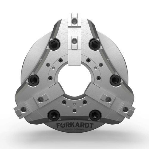 Kraftspannfutter - FNC+ - Hardinge Workholding - 3-Backen / Durchgangsbohrung / selbstzentrierend