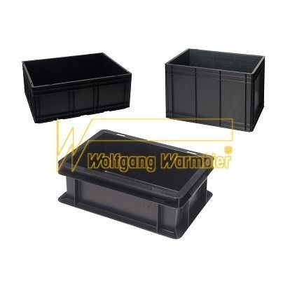 Leitfähiger Behälter - Wolfgang Warmbier GmbH & Co. KG Systeme gegen Elektrostatik - Polypropylen / stapelbar / modular