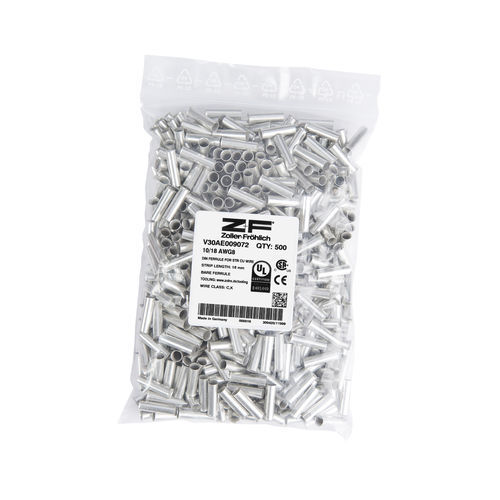 Bödel-Ferrule - V30AE009 - Zoller + Fröhlich - aus verzinntem Kupfer / DIN