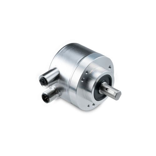 Inkrementaler Drehgeber - EAM580RS-SC - Baumer Group - optisch / mit Vollwelle / Flansch