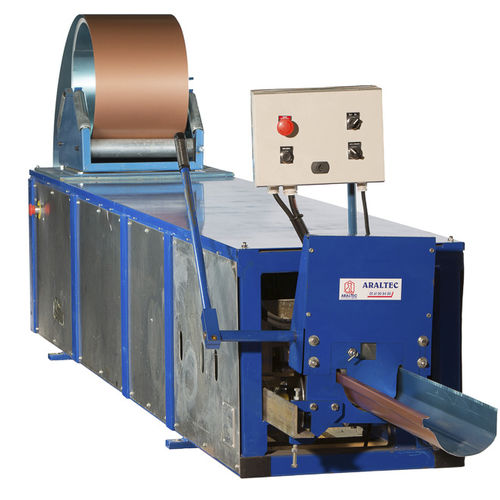 Profiliermaschine für halbrunde Rinnen - DR300 - ARALTEC - für Dachrinnen / für Aluminium-Dachrinnen / Präzision