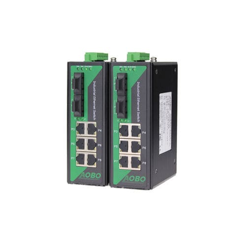 Ethernet-Switch / managed - AOBO 5009 series - HANGZHOU AOBO TELECOM.,LTD. - 9 Ports / für DIN-Schiene / Standard
