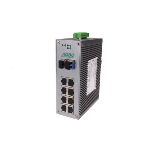 Ethernet-Switch / managed - AOBO 6012 series - HANGZHOU AOBO TELECOM.,LTD. - 12 Ports / Gigabit-Ethernet / für DIN-Schiene