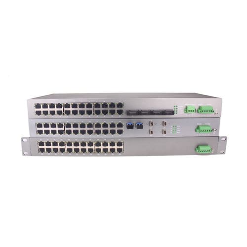 Ethernet-Switch / managed - AOBO 7028 series - HANGZHOU AOBO TELECOM.,LTD. - 24 Ports / Gigabit-Ethernet / LWL
