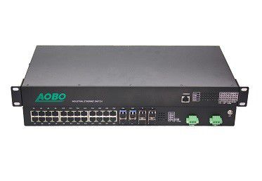 Ethernet-Switch / managed - AOBO 7032 series - HANGZHOU AOBO TELECOM.,LTD. - 10 Ports / Gigabit-Ethernet / rackmontiert