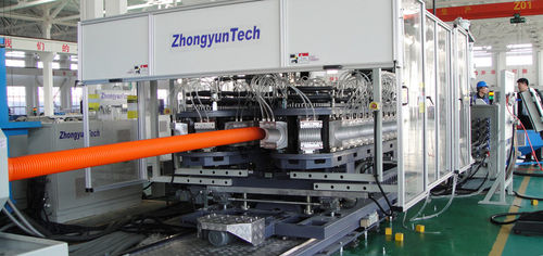 Extrusionsanlage mit Wasserkühlung - ZC series  - Zhongyun Group - für Wellrohre / für PVC / für Drainagerohre