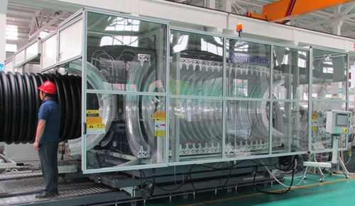 Corrugator für die Wellrohr-Herstellung - ZC-1200H - Zhongyun Group - für Extrusionsanlagen