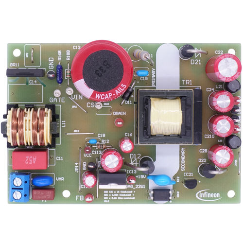 Stromversorgung / open frame - REF_5GR2280AG_22W1 - Infineon Technologies AG - AC/DC / gesteuert / Schaltnetzteil