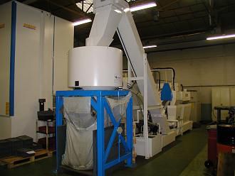 Zentrifugal-Entwässerungssystem - OMSAT FRANCE - für Späne / horizontal