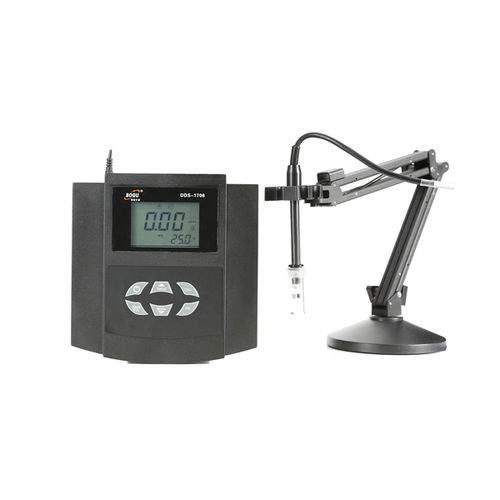 Tisch-Leitfähigkeitsmessgerät - DDS-1706  - Shanghai Boqu Instrument Co.,Ltd. - mit LCD-Display / mit automatischem Temperaturausgleich / mit Datenlogger