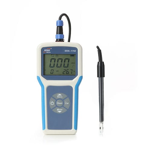 Tragbares Leitfähigkeitsmessgerät - DDS-1702  - Shanghai Boqu Instrument Co.,Ltd. - mit automatischem Temperaturausgleich / mit Datenlogger / Wasser