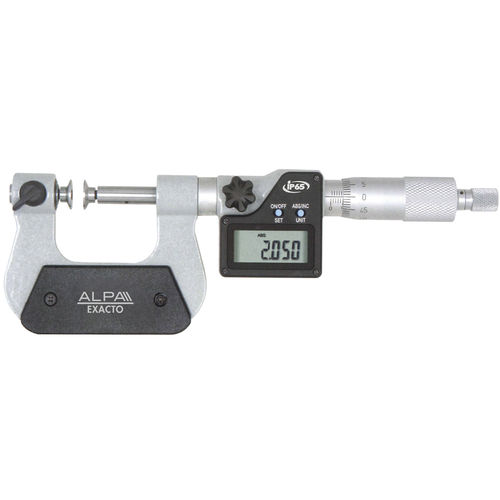 Außenmikrometer - BA035 series - Alpa Metrology - digital / mit auswechselbaren Tasten / wasserdicht
