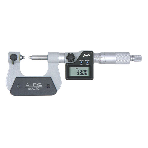 Mikrometer für Gewinde - BA080 series - Alpa Metrology - außen / digital / wasserdicht