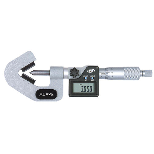 Mikrometer mit V-Amboss - BA085 series - Alpa Metrology - außen / für Werkzeugmessung / digital
