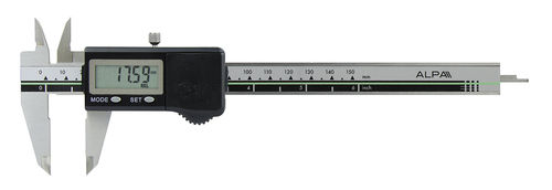 Digitaler Messschieber - Alpa Metrology - Vernier / Doppeltrichter / Edelstahl