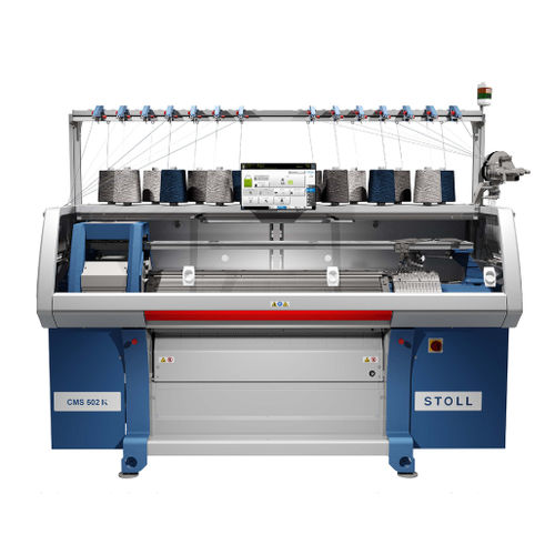 Flachstrickmaschine - CMS 502 KI BC MULTI GAUGE - STOLL - kompakt / computergestützt / Industrie