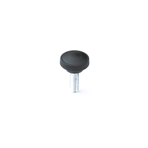 Rändelknopf - ZP series - GAMM - rund / Technopolymer / mit Stift