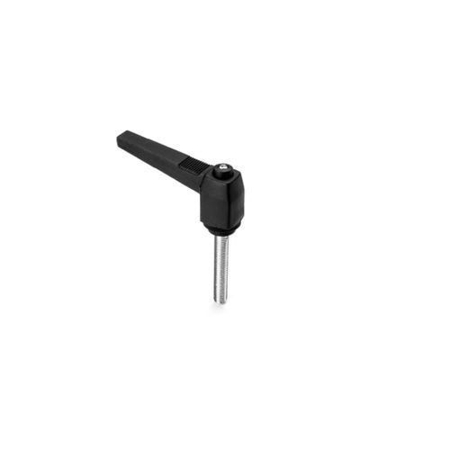 Thermoplast-Klemmhebel - KRP series - GAMM - Stahl / verstellbar / mit Außengewinde