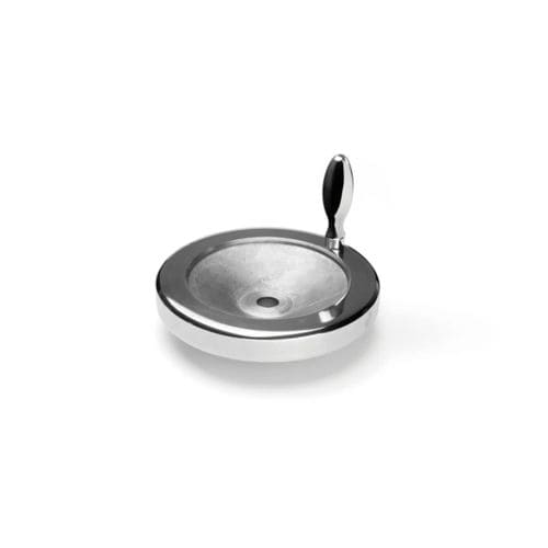 Massiv-Handrad - ALVPRA+Y - GAMM - mit Griff / Aluminium