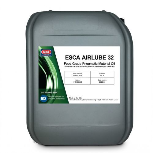 Schmieröl - ESCA AIRLUBE 32 - UNIL LUBRICANTS - kontakt / mineralisch / für die Lebensmittelindustrie