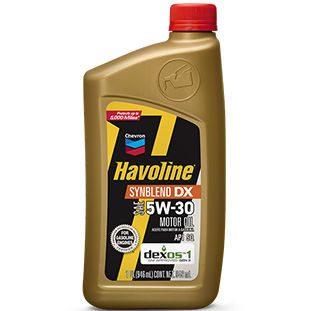 Schmieröl - Havoline® SynBlend DX - Chevron Lubricants (Mfg.) - Synthetik / für Motor / 5W30