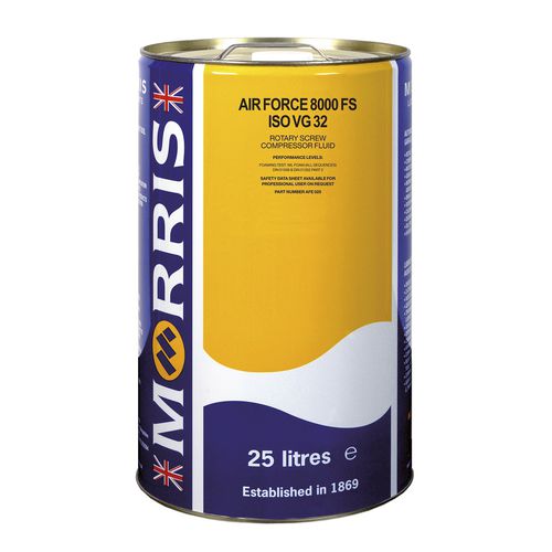 Schmieröl - Air Force 8000 FS ISO VG 32 - Morris Lubricants (Mfg.) - Synthetik / für Verdichter / Industrie