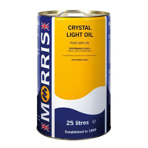 Schmieröl - Crystal Light - Morris Lubricants (Mfg.) - Schutz / organisch / lebensmitteltauglich