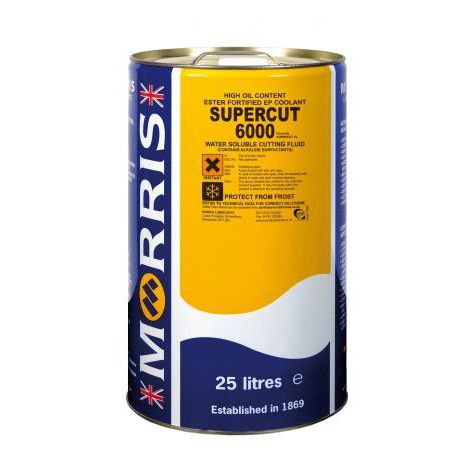 Schneid-Kühlflüssigkeit - SUPERCUT 6000 - Morris Lubricants (Mfg.) - wasserlöslich / Hochdruck