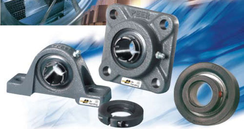 Flanschlagereinheit - PEER Bearing - mit Kugellager / Gusseisen
