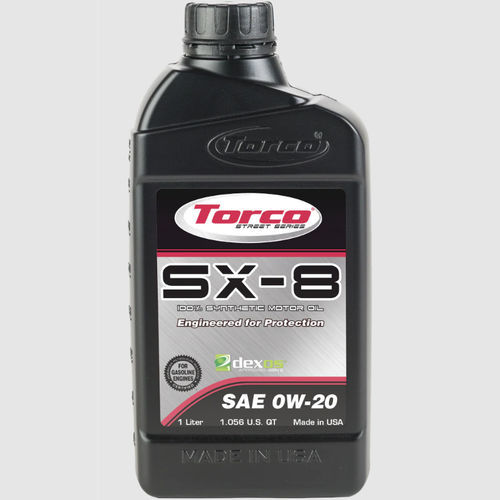 Schmieröl - SX-8 - Torco International Corporation (Mfg.) - Synthetik / für Motor / für die Fahrzeugindustrie