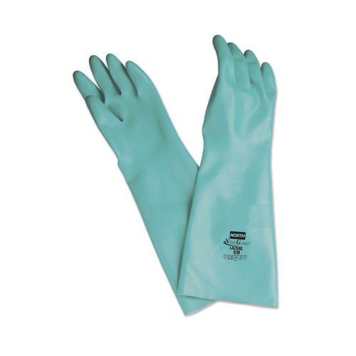 Arbeitshandschuh - Nitriguard Plus™ - LA258G series - RAE Systems - für die chemische Industrie / abriebfest / stichfest