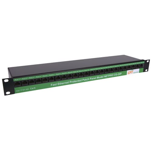 Überspannungsableiter für Cat6 - Leitung - NETPRO CG-24P - Cirprotec - für Ethernet-Netzwerk / für Photovoltaikanlage / RJ45