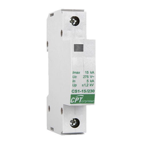 Überspannungsableiter Typ 2 - CS1-15/230 - Cirprotec - Klasse II / für Telekom-Anwendungen / für Photovoltaikanlage