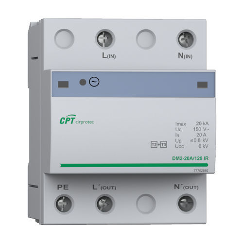 Überspannungsableiter Typ 2 - DM2-20A/230 IR - Cirprotec - Typ 3 / Klasse II / Klasse III