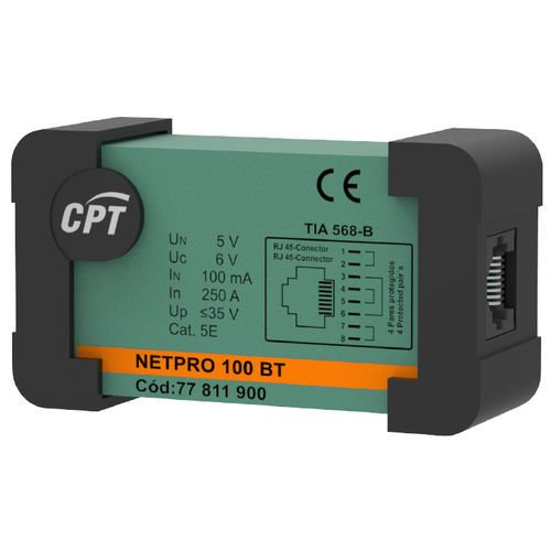 Überspannungsableiter für Kat. 5 - Kat. 6 - Netz - NETPRO 100BT - Cirprotec - für Ethernet-Netzwerk / für Photovoltaikanlage / RJ45