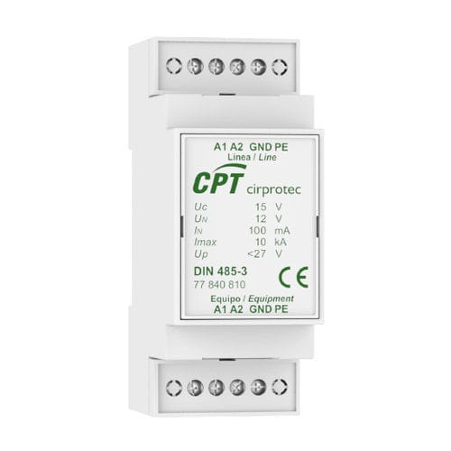 Überspannungsableiter für Telekom-Anwendungen - DIN 485-2C - Cirprotec - für Photovoltaikanlage / Monoblock / für DIN-Schiene