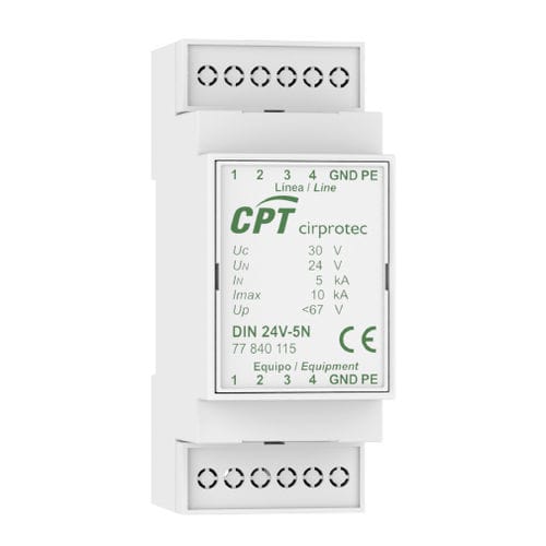 Überspannungsableiter für Telekom-Anwendungen - DIN 12V-3 - Cirprotec - für Photovoltaikanlage / Monoblock / für DIN-Schiene