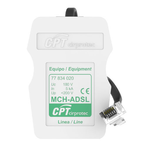Überspannungsableiter / ADSL Leitung - MCH-PP - Cirprotec - für Telefonleitung / 1 Paar / RJ45