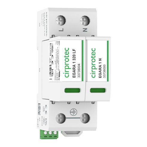 Überspannungsableiter Typ 1 -  EGA 1 320/1+1 LF - Cirprotec - Typ 2 / Klasse I / Klasse II