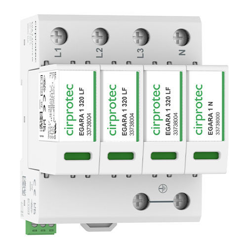 Überspannungsableiter Typ 2 -  EGA 1 320/3+1 LF  - Cirprotec - Klasse I / Klasse II / für Elektroinstallation